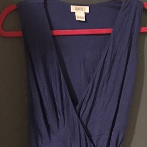 Barney’s New York royal blue wrap dress